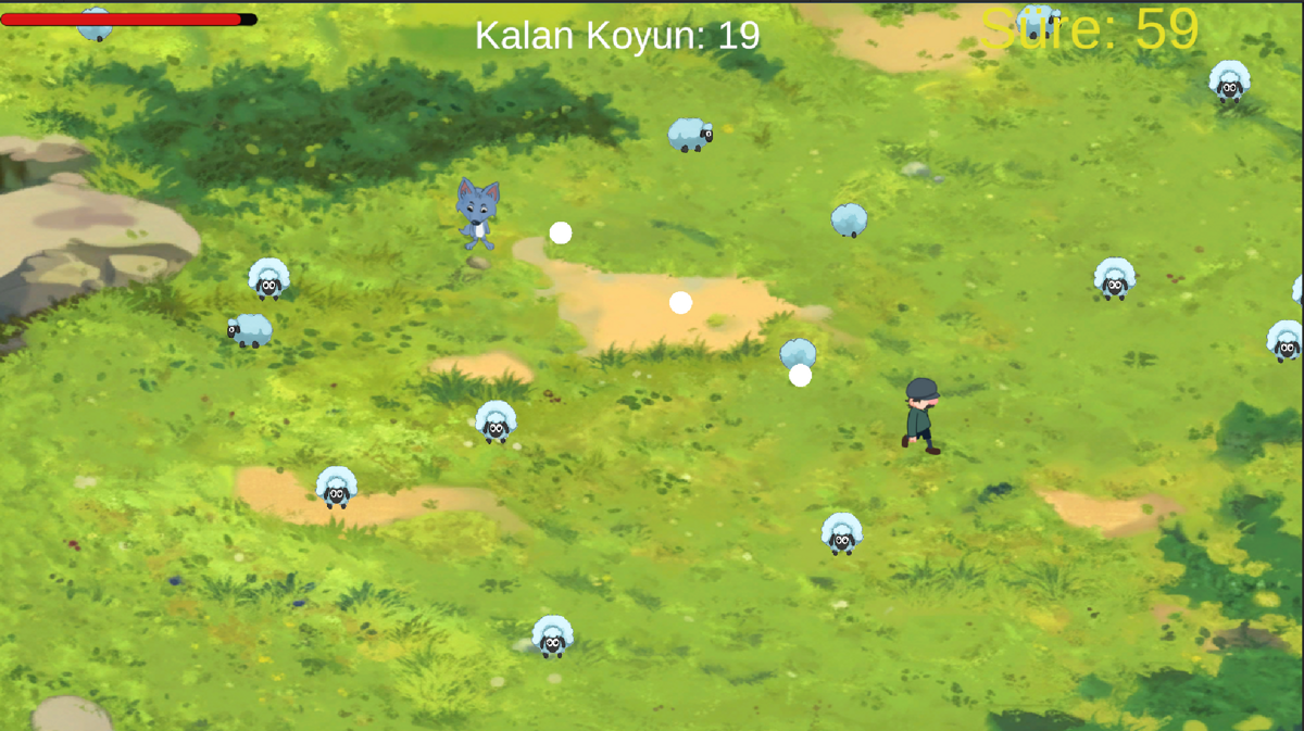 Sheep Catch — Arkadaşım İçin Yapılan 2D Top-Down Oyun görsel 3