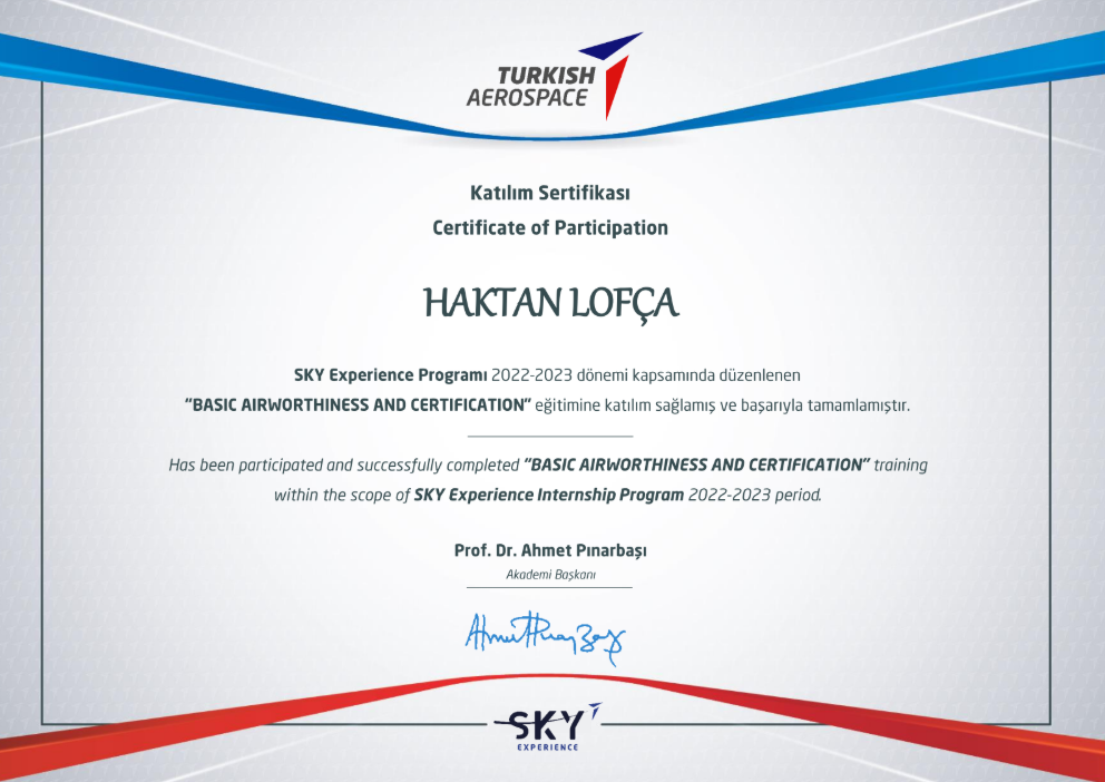 BASIC AIRWORTHINESS AND CERTIFICATION