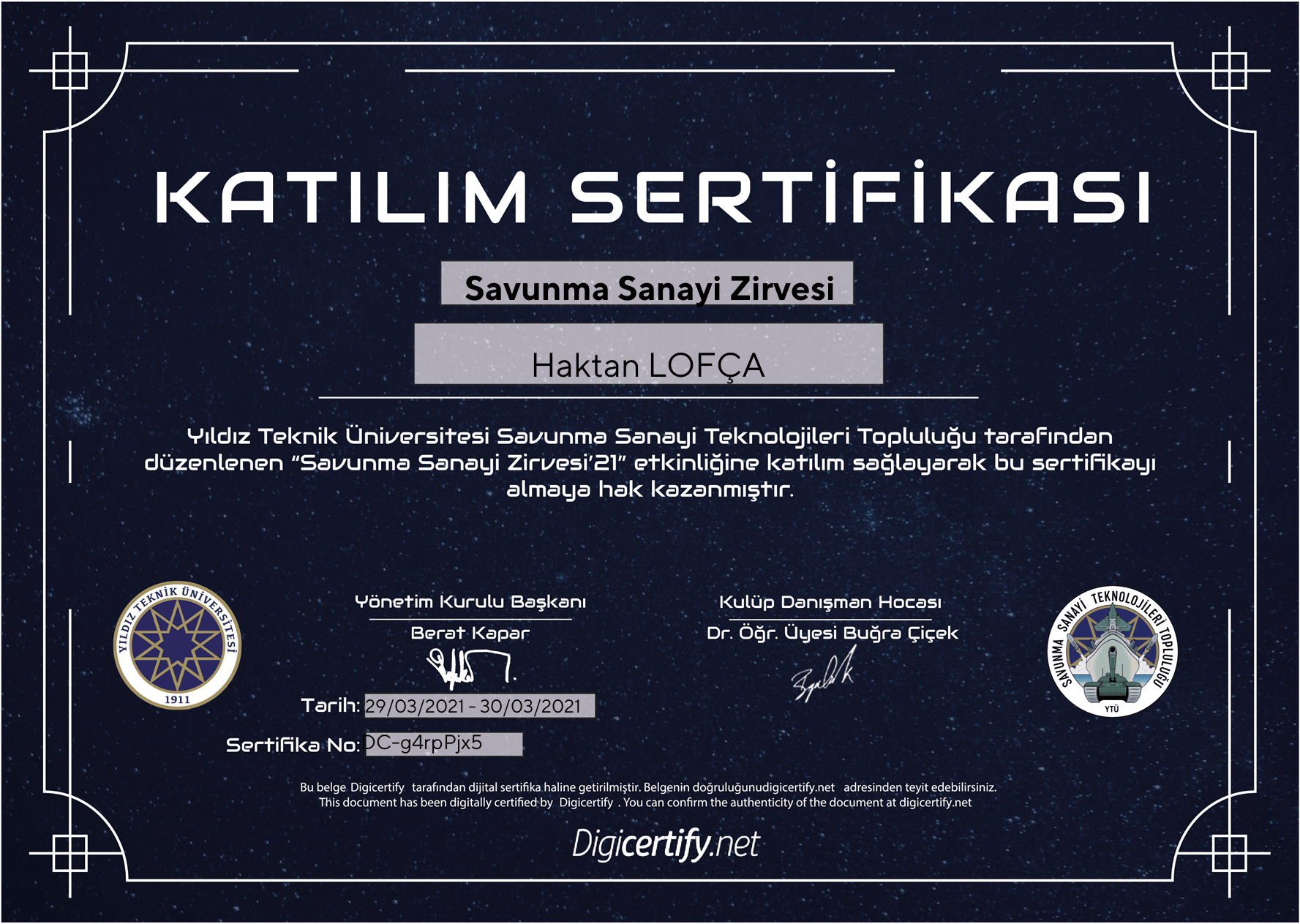 SAVUNMA SANAYI ZIRVESI